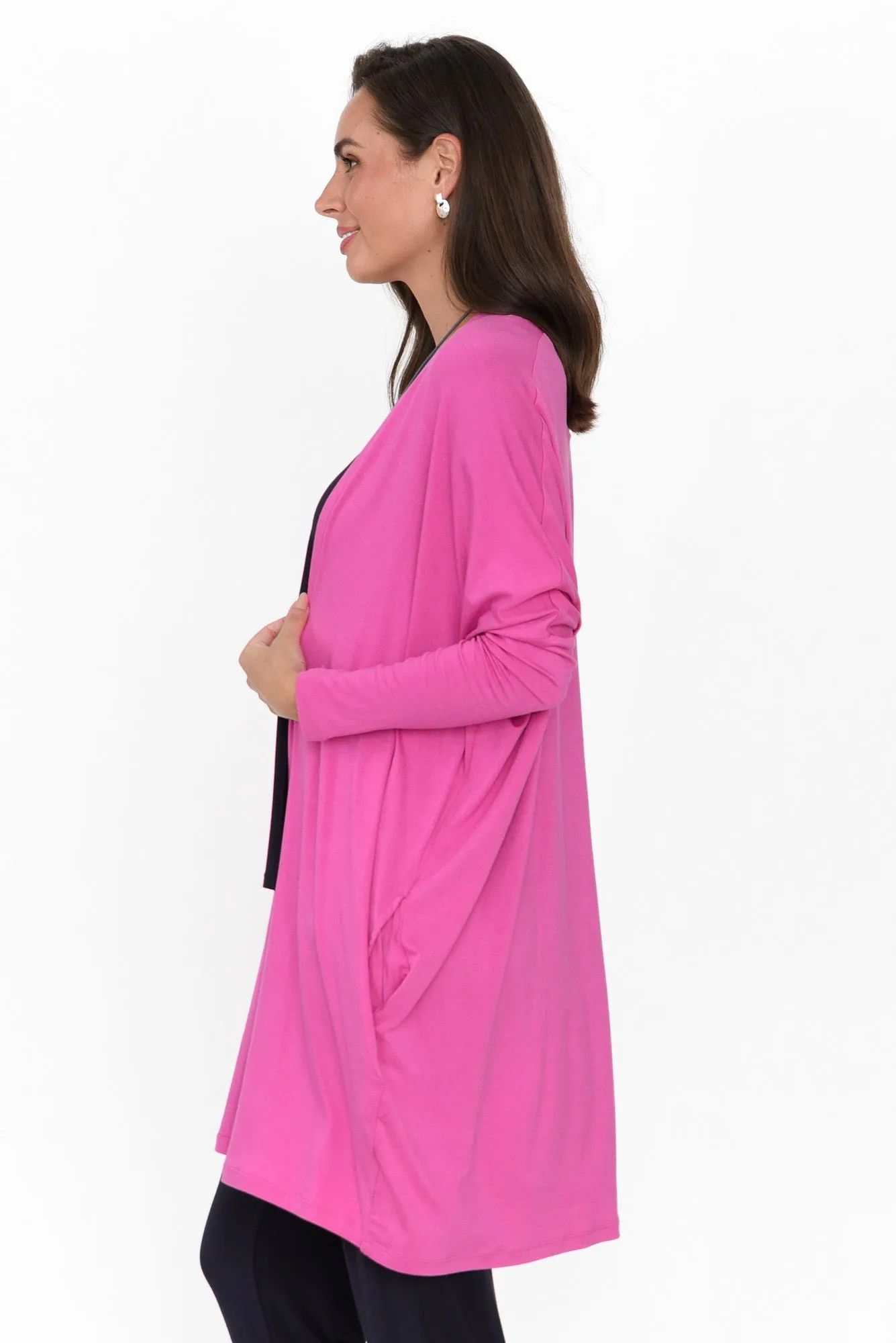 Margot Flamingo Pink Cardigan sold by Blue Bungalow product image thumbnail 3
