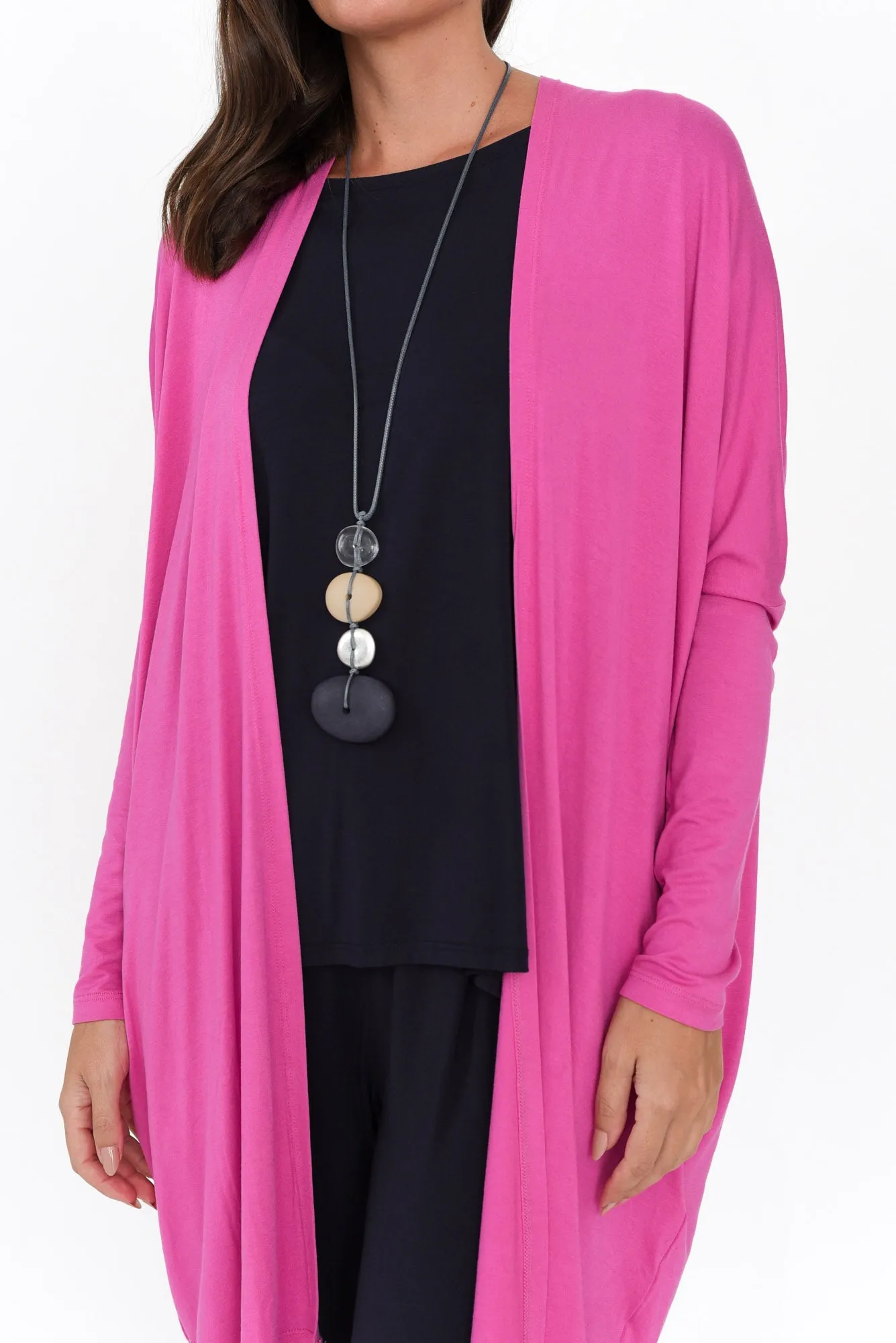 Margot Flamingo Pink Cardigan sold by Blue Bungalow product image thumbnail 5