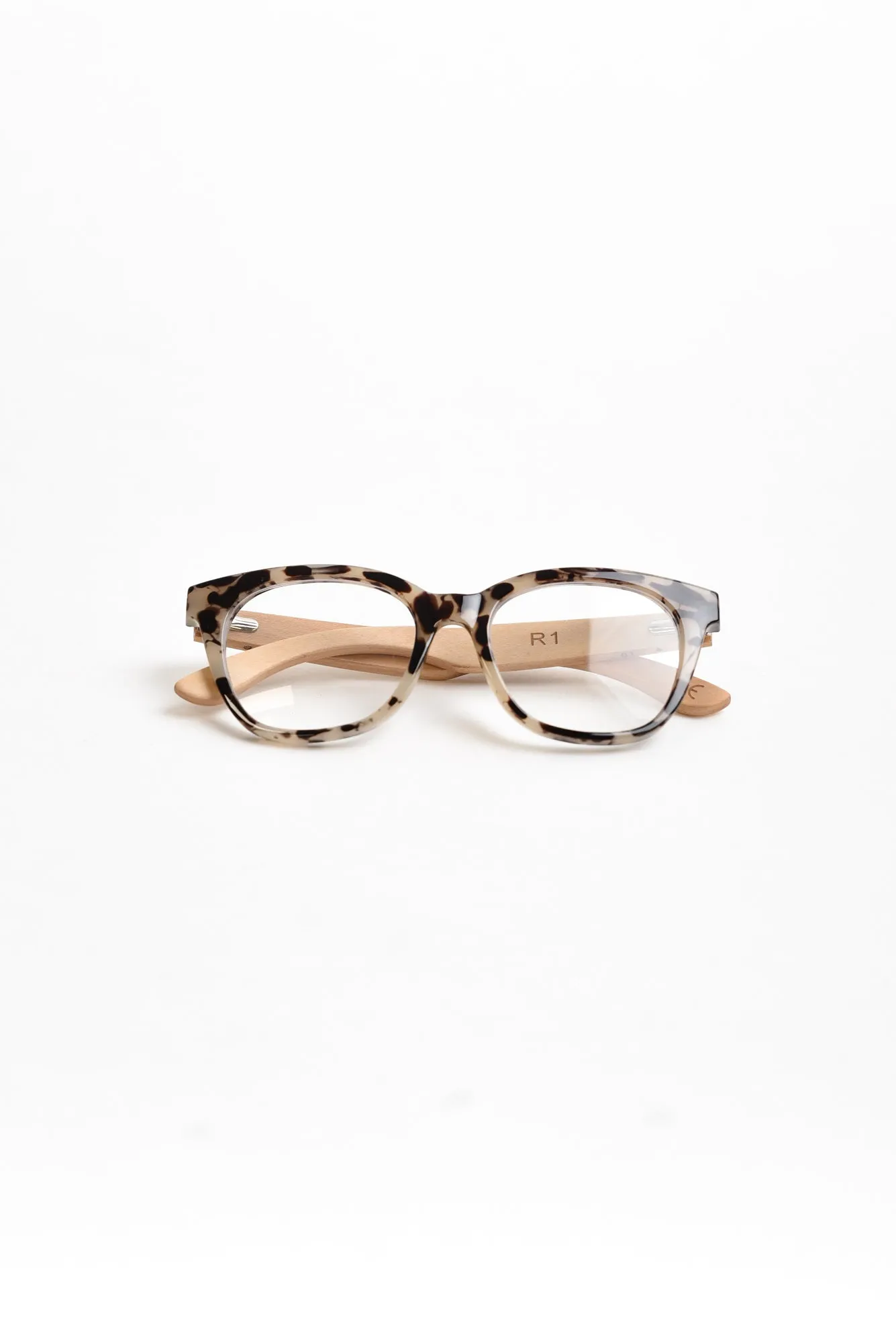 Lila Tortoiseshell Wooden Reading Glasses sold by Blue Bungalow product image thumbnail 2