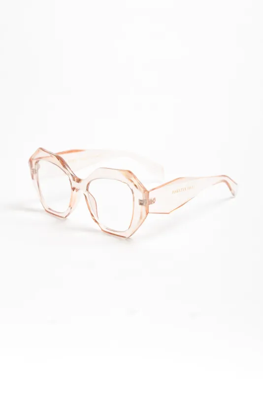 Fitzroy Champagne Oversized Reading Glasses sold by Blue Bungalow