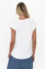 Manly White Cotton Tee sold by Blue Bungalow