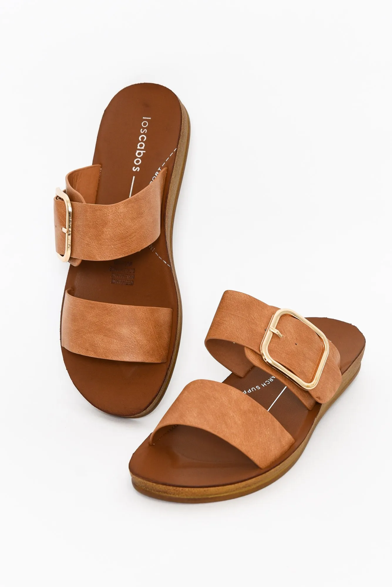 Doti Tan Buckle Slide sold by Blue Bungalow product image thumbnail 3