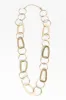 Marquis Gold Circle Necklace sold by Blue Bungalow