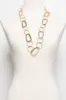 Marquis Gold Circle Necklace sold by Blue Bungalow