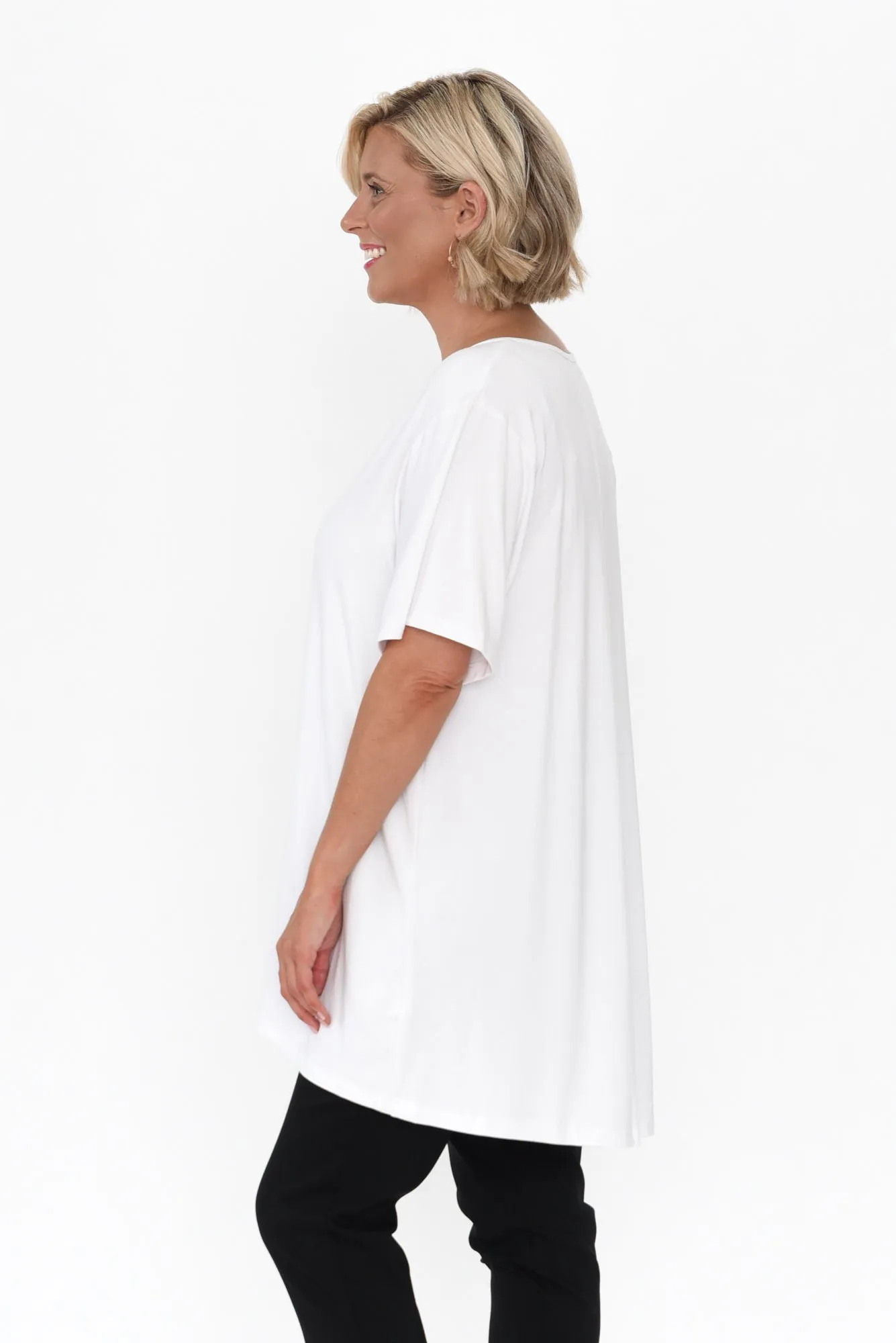Novella White Bamboo Top sold by Blue Bungalow product image thumbnail 3
