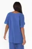 Rivia Blue Linen Top sold by Blue Bungalow