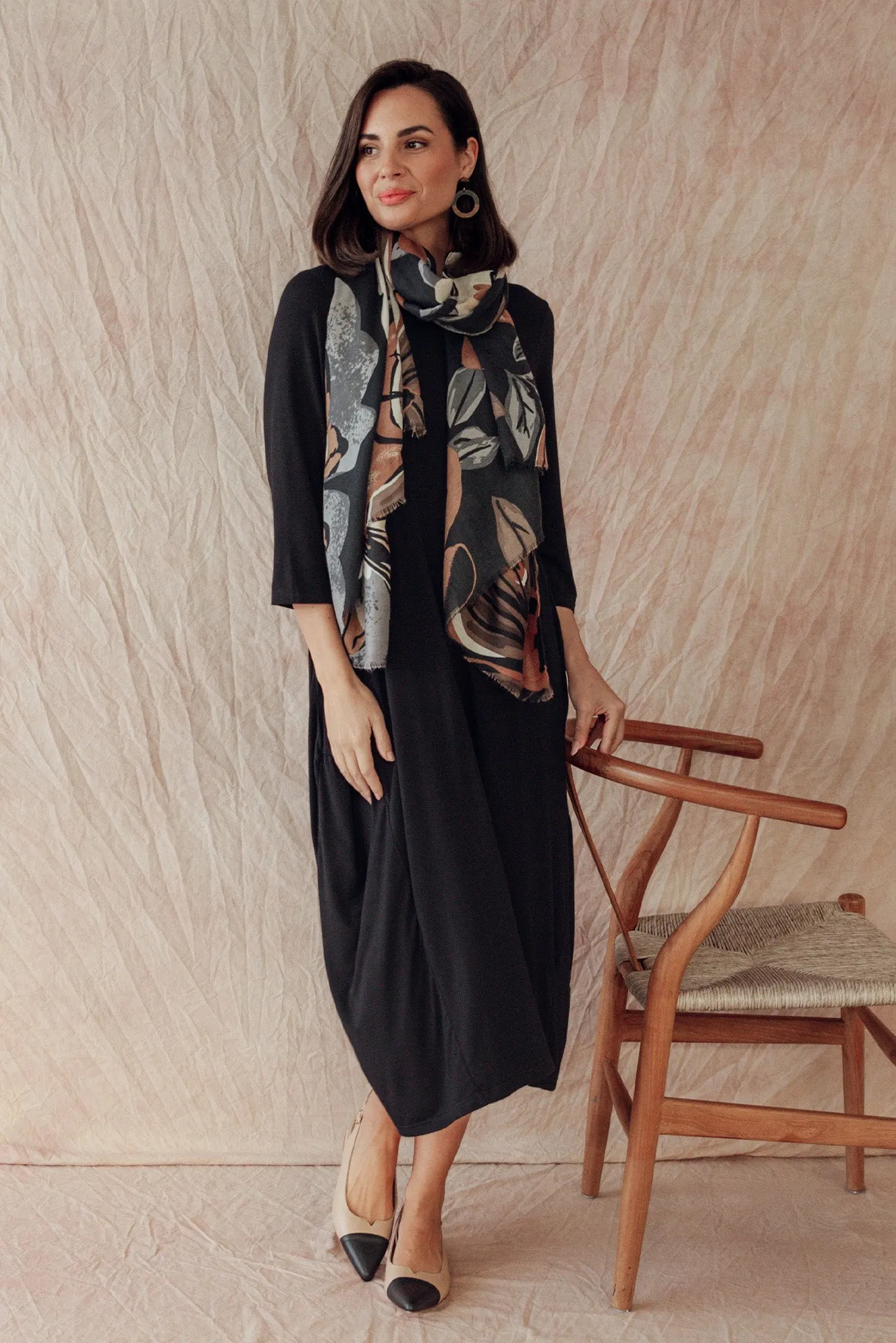 Glenda Black Crescent Dress sold by Blue Bungalow product image thumbnail 2