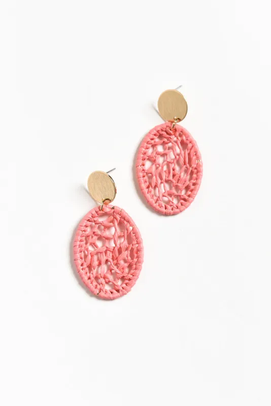 Maja Coral Web Earrings sold by Blue Bungalow