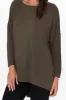 Anakin Olive Hi Lo Bamboo Top sold by Blue Bungalow