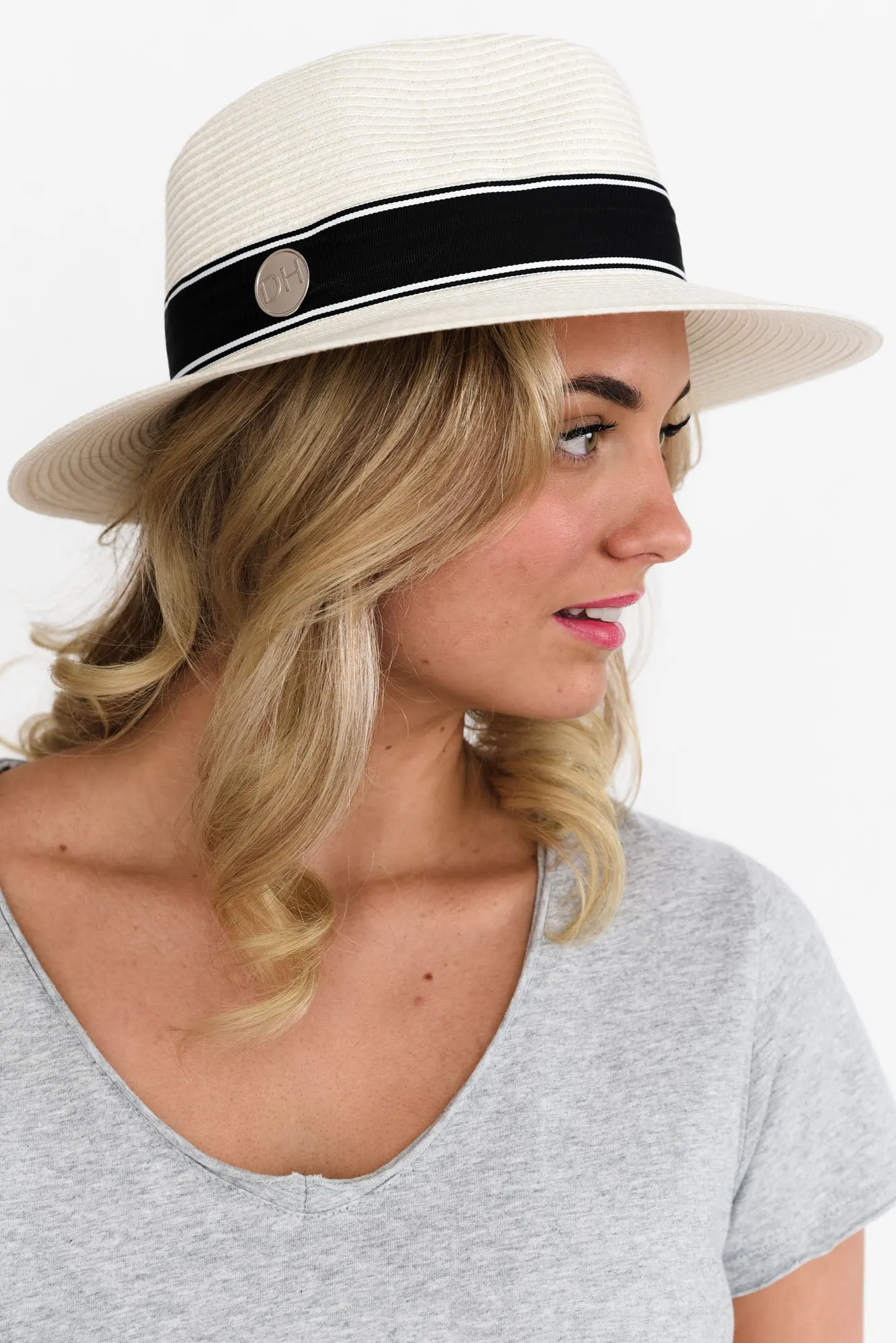Chicago Ivory Flexibraid Fedora sold by Blue Bungalow