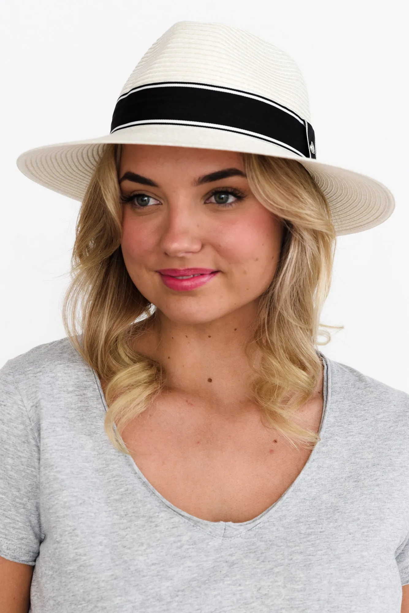 Chicago Ivory Flexibraid Fedora sold by Blue Bungalow product image thumbnail 3