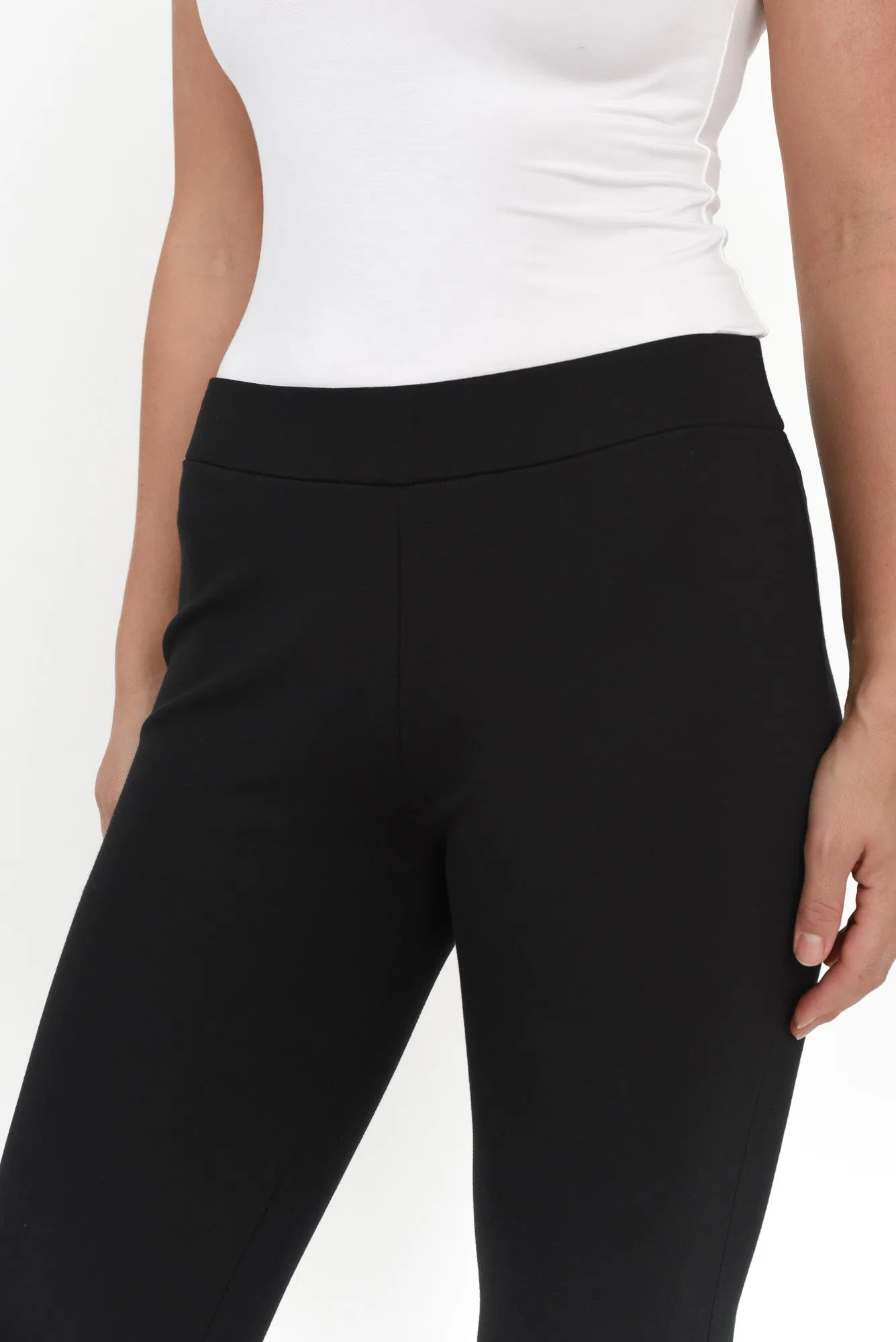 Kennelly Black Ponte Pants sold by Blue Bungalow product image thumbnail 5