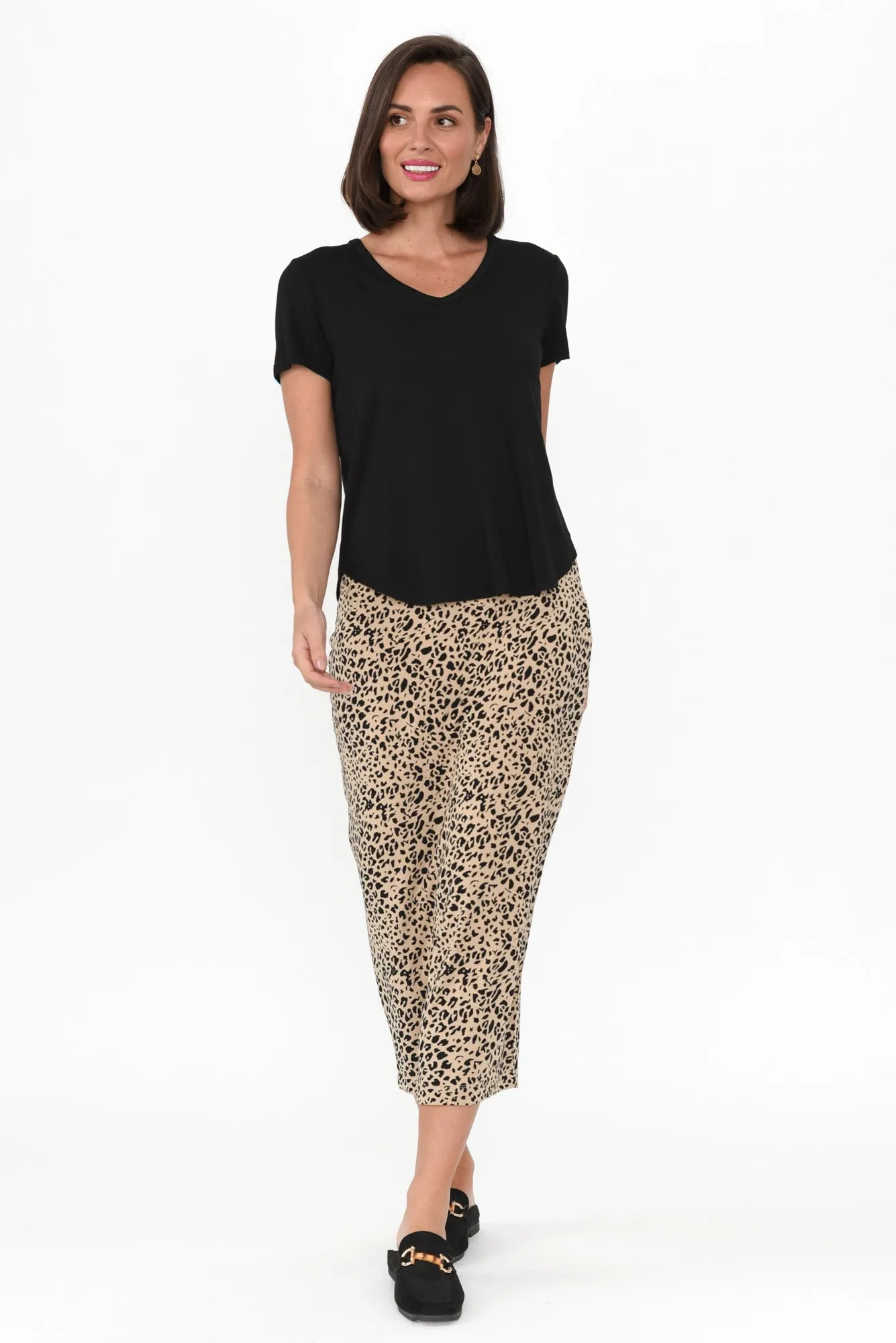 Veronica Black Bamboo Tee sold by Blue Bungalow product image thumbnail 3