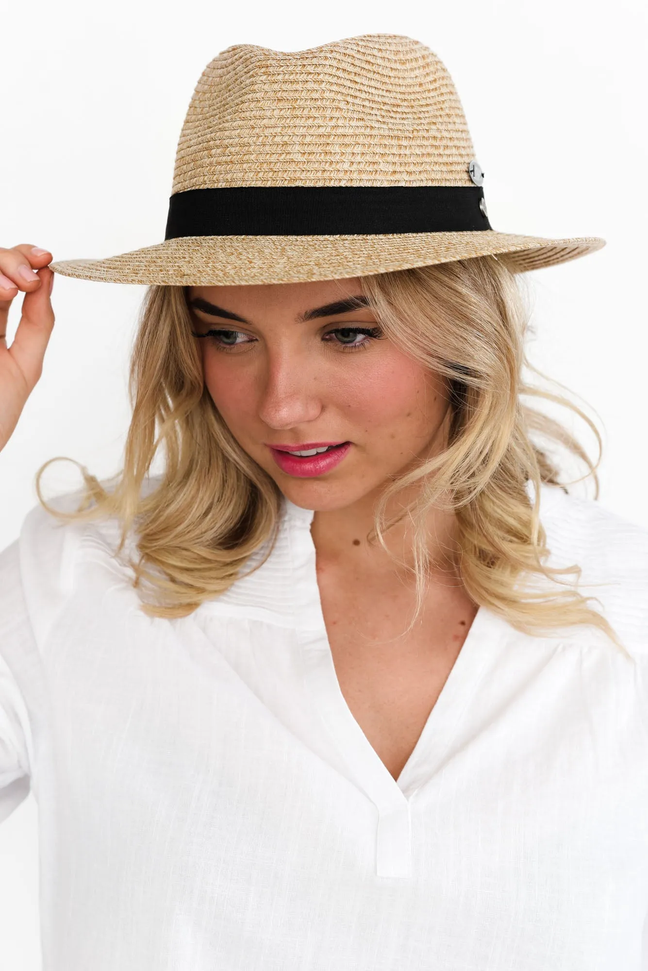 Natural Travel Fedora sold by Blue Bungalow product image thumbnail 3