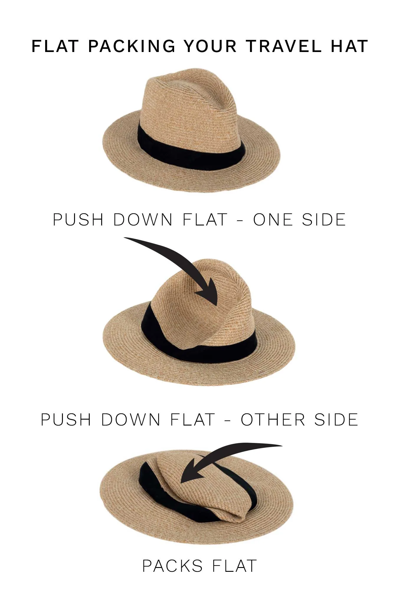 Natural Travel Fedora sold by Blue Bungalow product image thumbnail 4