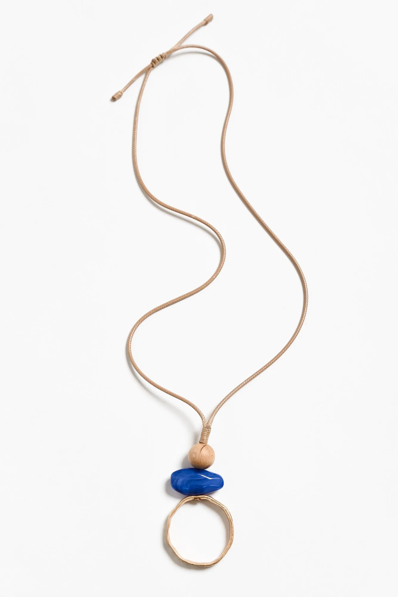 Gladstone Gold Circle Pendant Necklace sold by Blue Bungalow