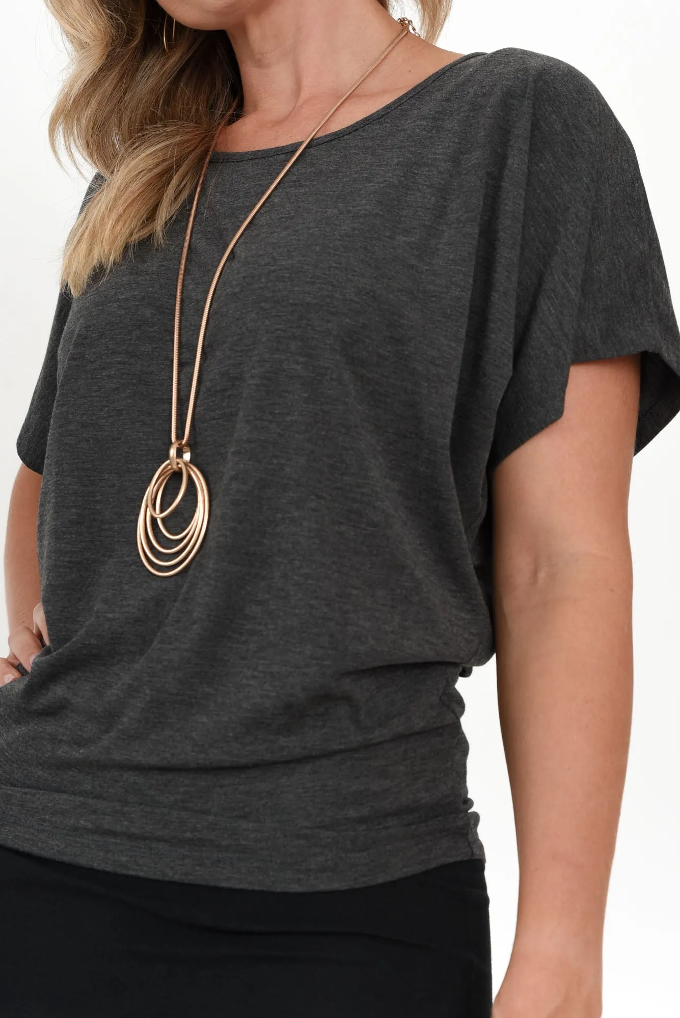 Charcoal Maui Tee sold by Blue Bungalow product image thumbnail 5