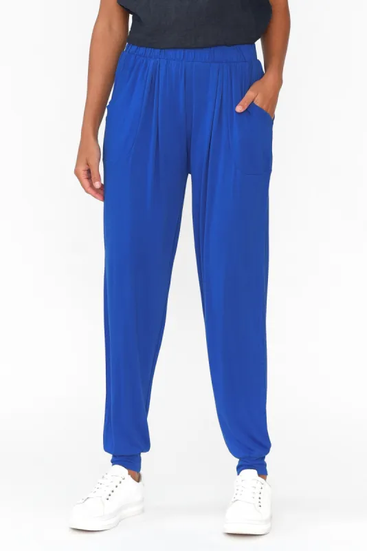 Cobalt Weekend Pants sold by Blue Bungalow