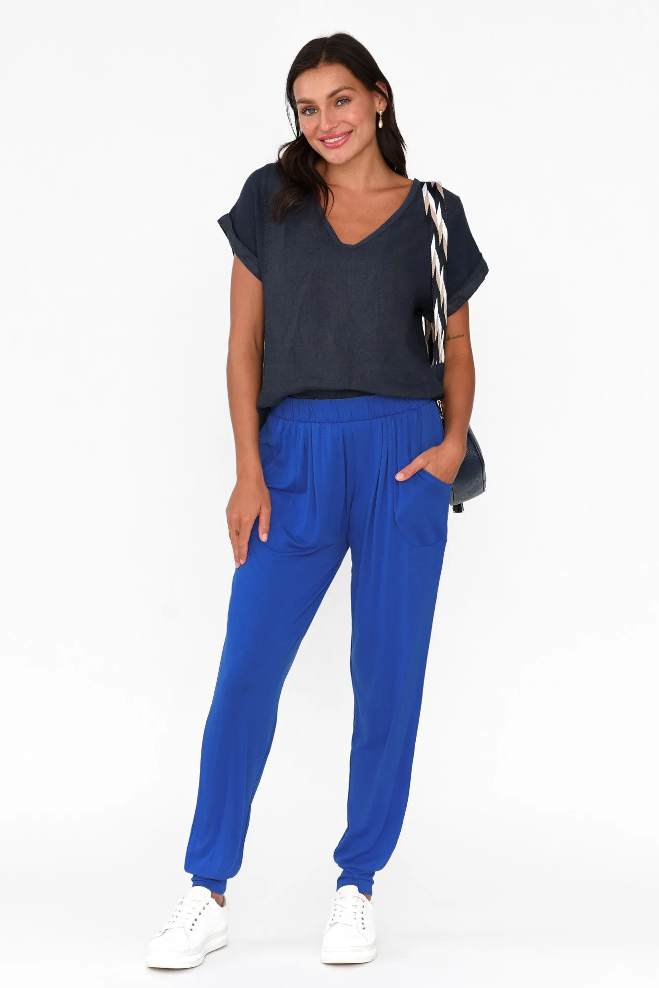 Cobalt Weekend Pants sold by Blue Bungalow product image thumbnail 2