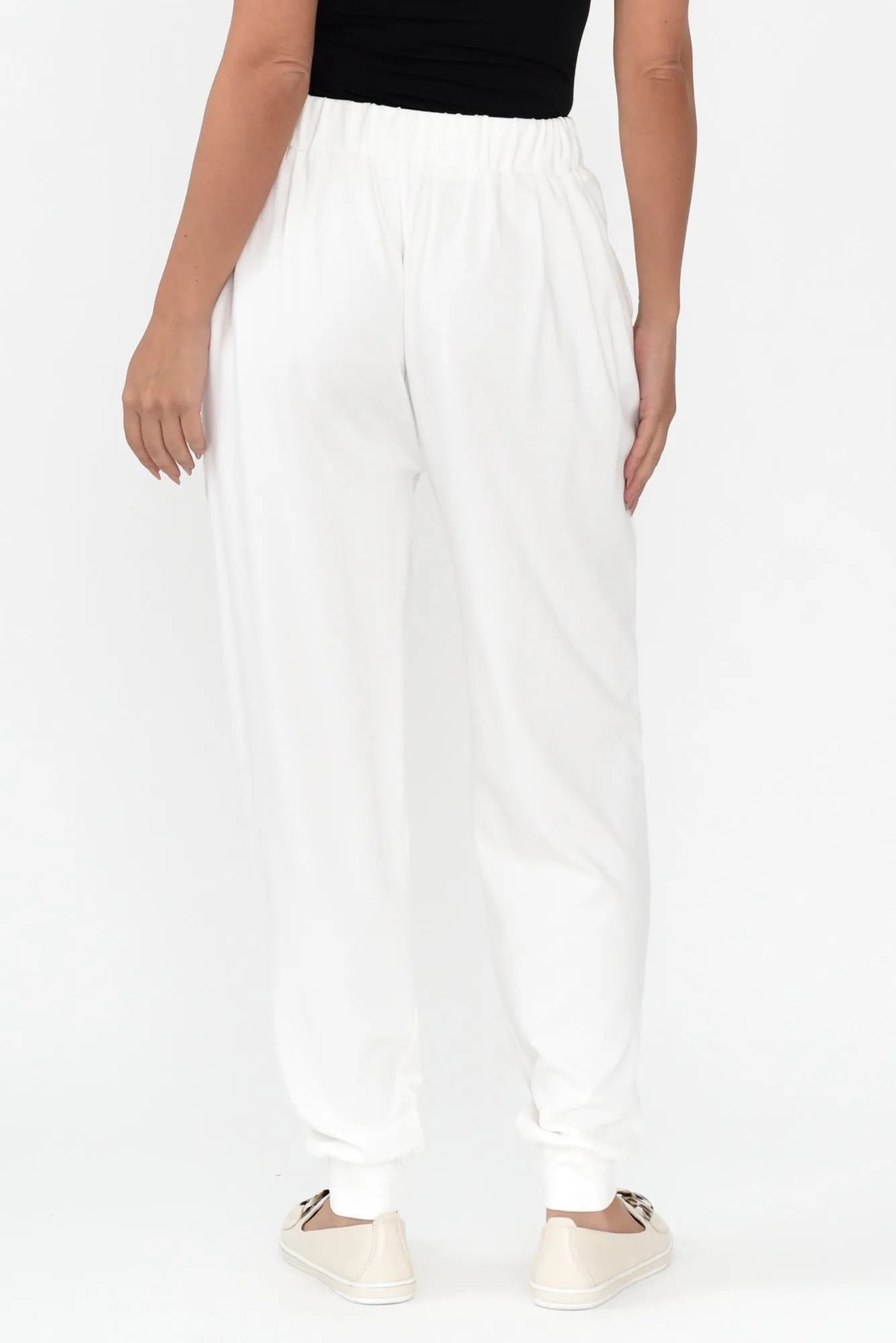 Lune White Everyday Pants sold by Blue Bungalow product image thumbnail 5
