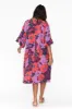 Julien Purple Garden Frill Sleeve Dress sold by Blue Bungalow