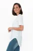 Ariana White Cotton Tee sold by Blue Bungalow