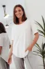 Ariana White Cotton Tee sold by Blue Bungalow