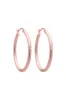Erika Rose Gold Hoop Earrings sold by Blue Bungalow