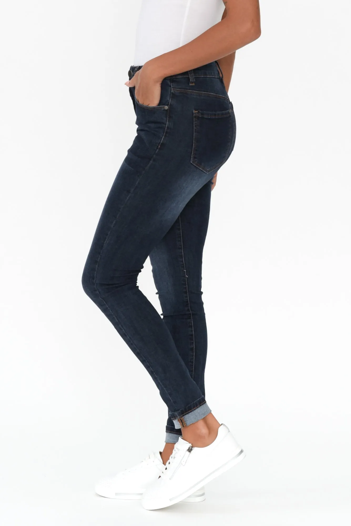 Bodhi Blue Denim Stretch Jeans sold by Blue Bungalow product image thumbnail 5