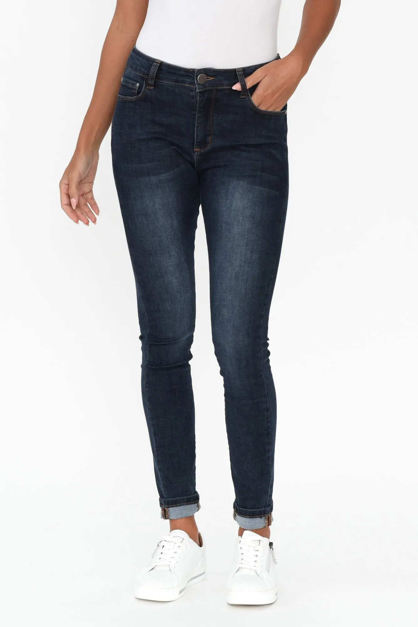 Bodhi Blue Denim Stretch Jeans sold by Blue Bungalow product image thumbnail 2