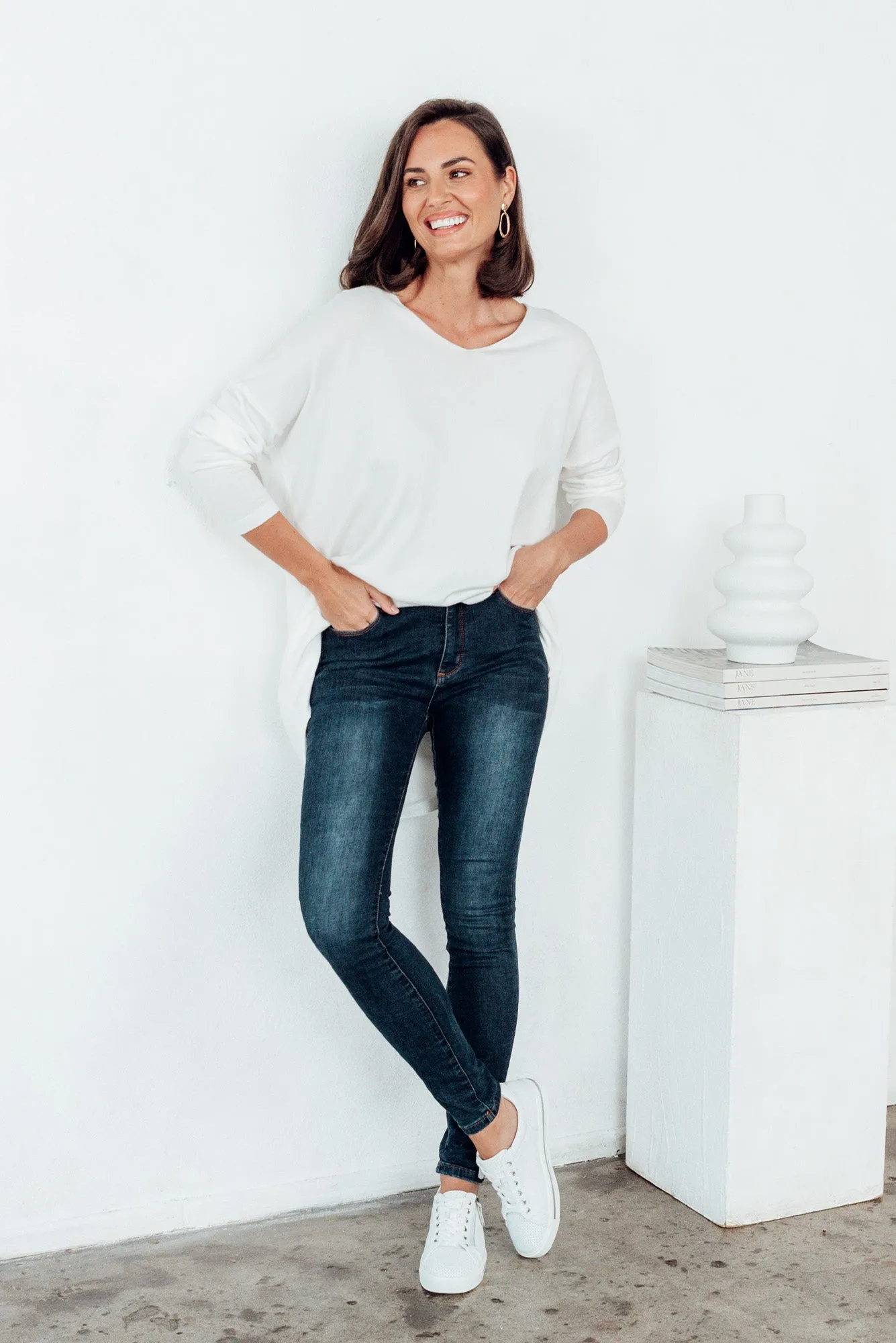 Bodhi Blue Denim Stretch Jeans sold by Blue Bungalow