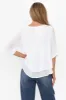 Liora White Layered Top sold by Blue Bungalow