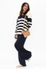 Cedric Dark Navy Bamboo Pocket Pants sold by Blue Bungalow