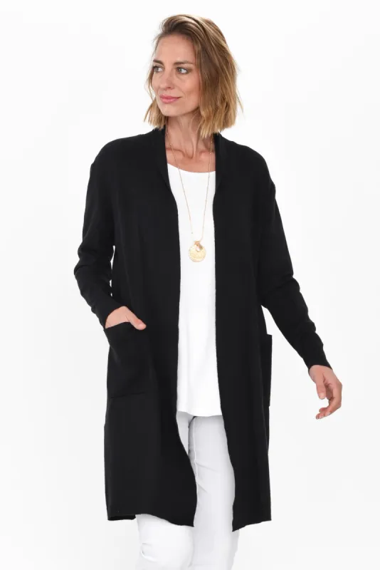 Kindred Black Pocket Cardigan sold by Blue Bungalow