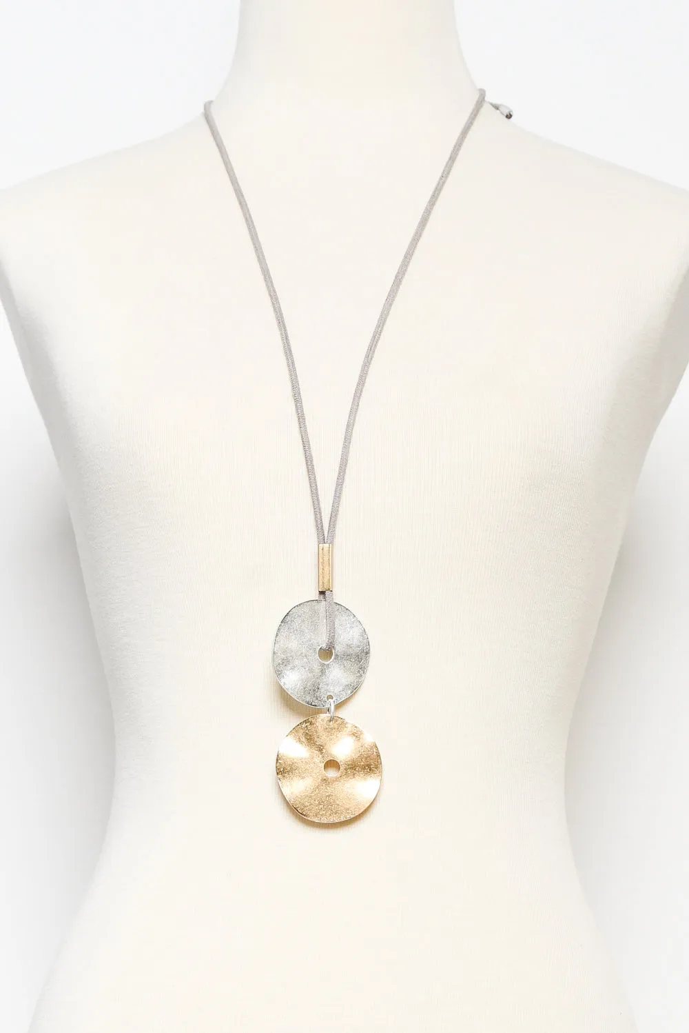 Vallentis Disc Pendant Necklace sold by Blue Bungalow product image thumbnail 2