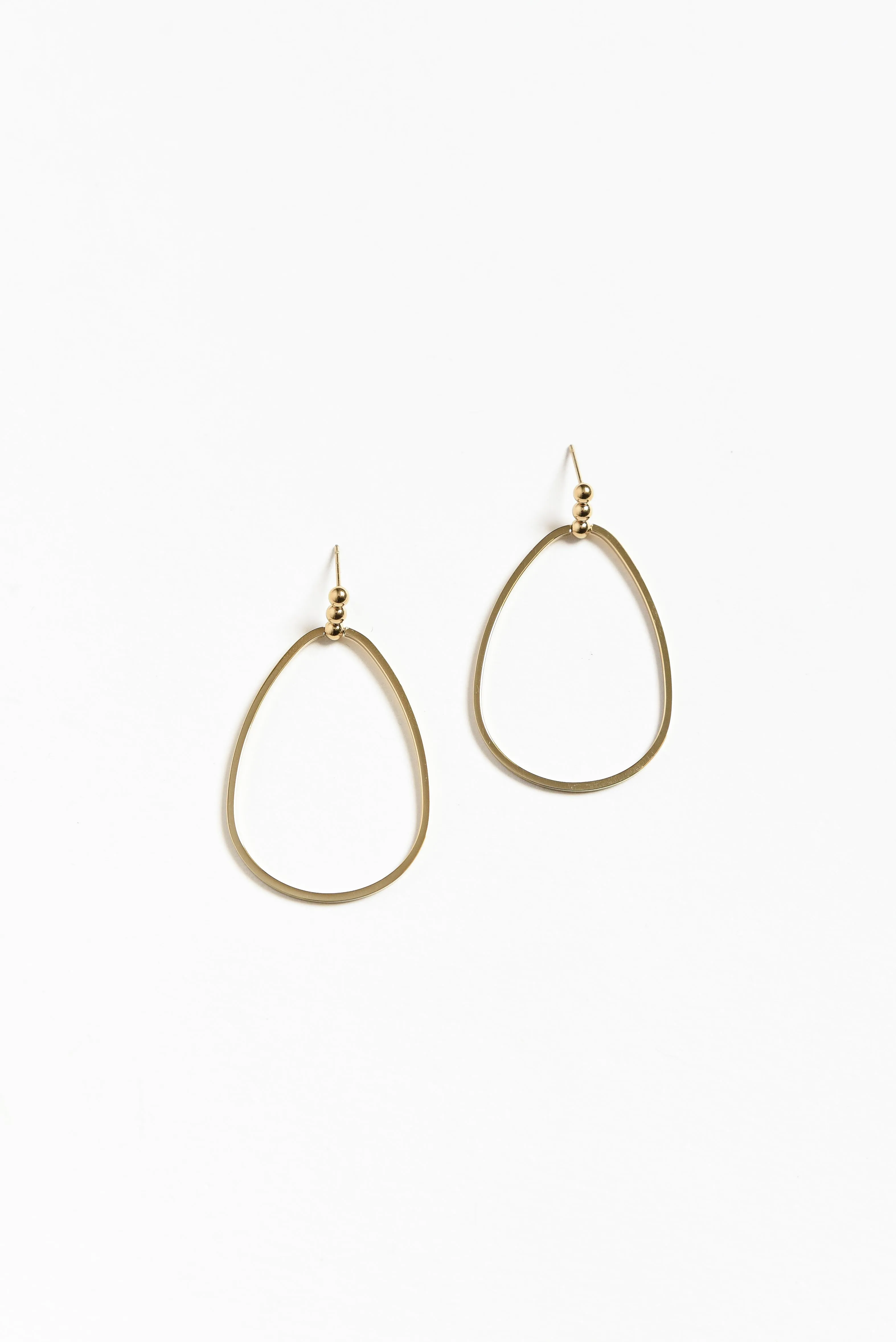 Merida Gold Plated Drop Earrings sold by Blue Bungalow