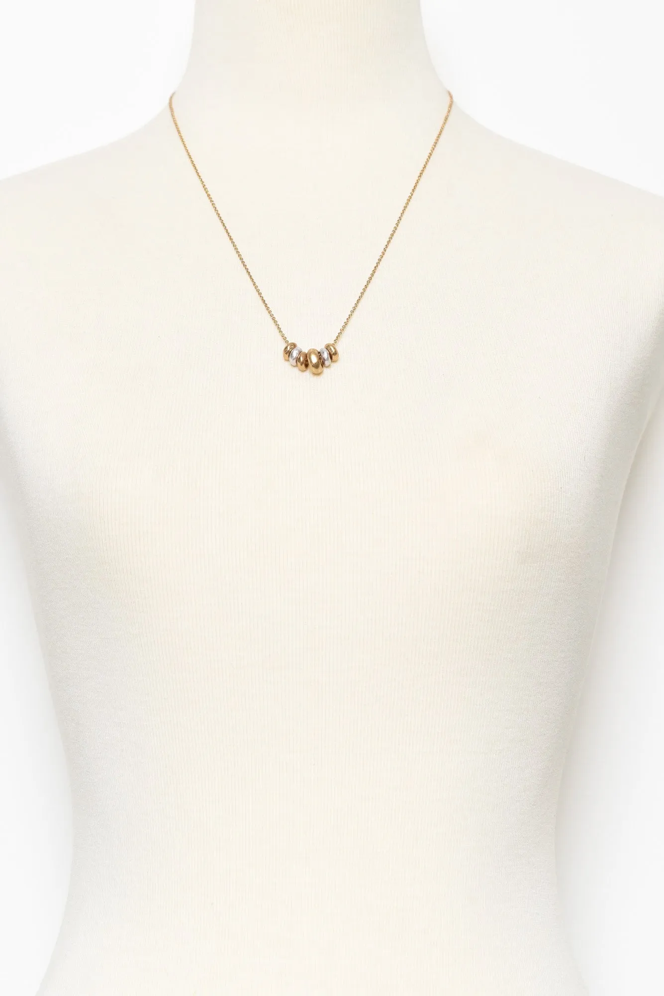 Maudie Gold Ring Necklace sold by Blue Bungalow product image thumbnail 2