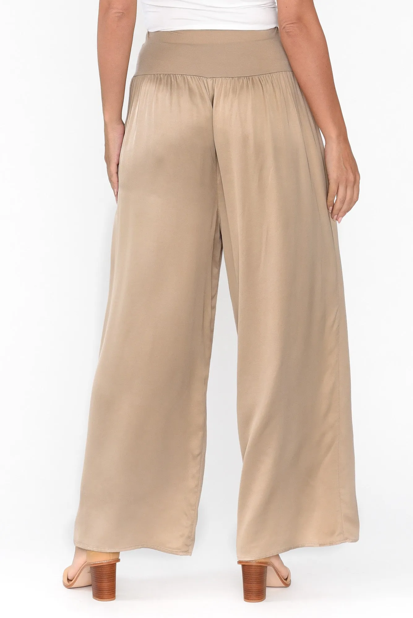 Keep Me Waiting Champagne Pants sold by Blue Bungalow product image thumbnail 4