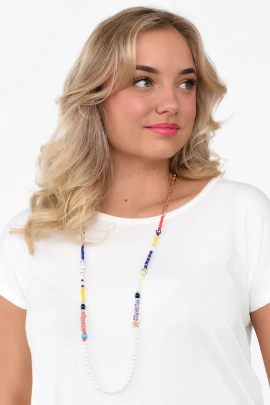 Arlene Multi Beaded Necklace sold by Blue Bungalow