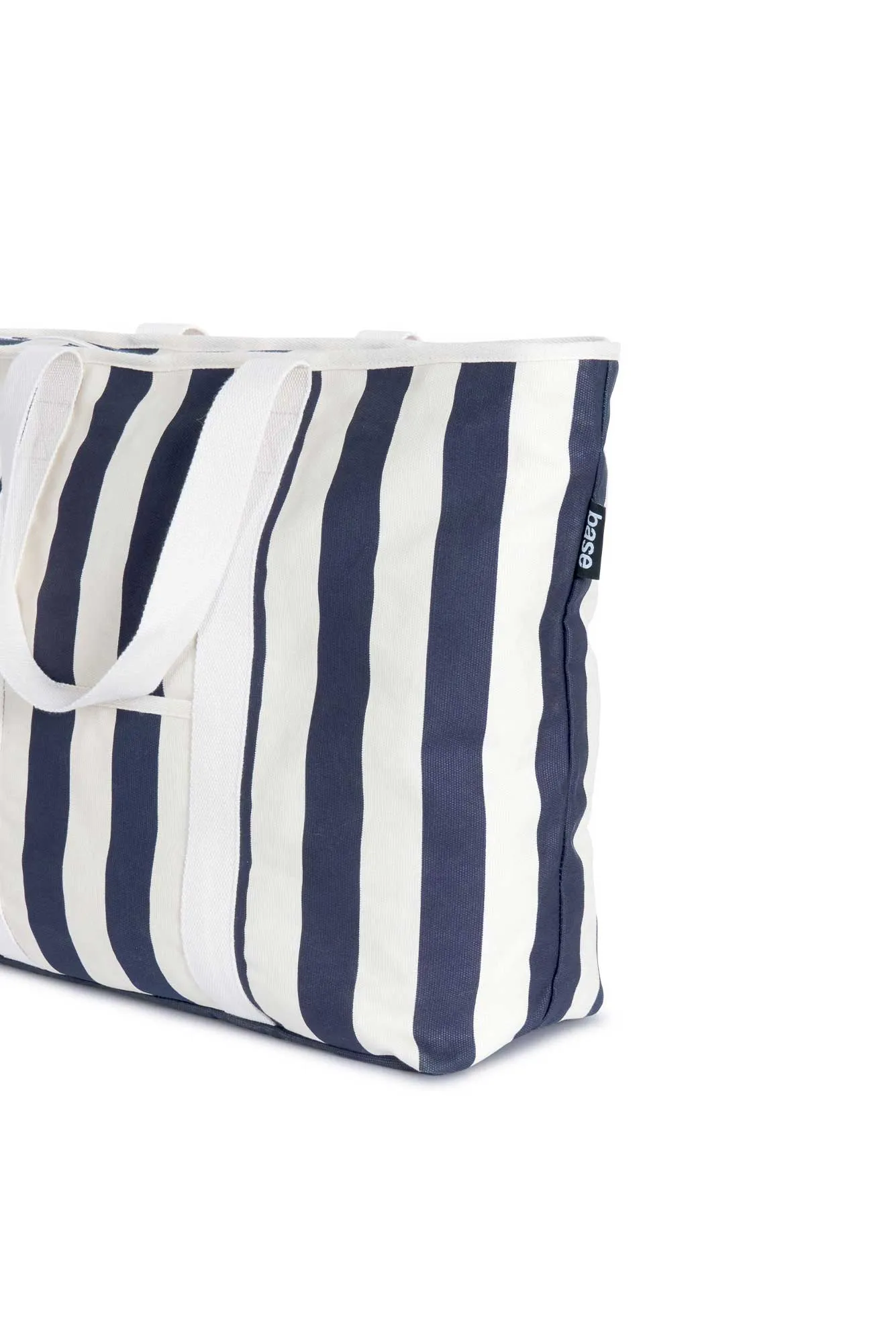 All Day Base Navy Stripe Tote Bag sold by Blue Bungalow product image thumbnail 2