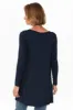 Leanne Dark Navy Bamboo Tunic Top sold by Blue Bungalow