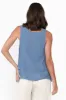 Alethia Steel Cotton Blend Layered Tank sold by Blue Bungalow