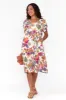 Kassa White Garden Pocket Dress sold by Blue Bungalow