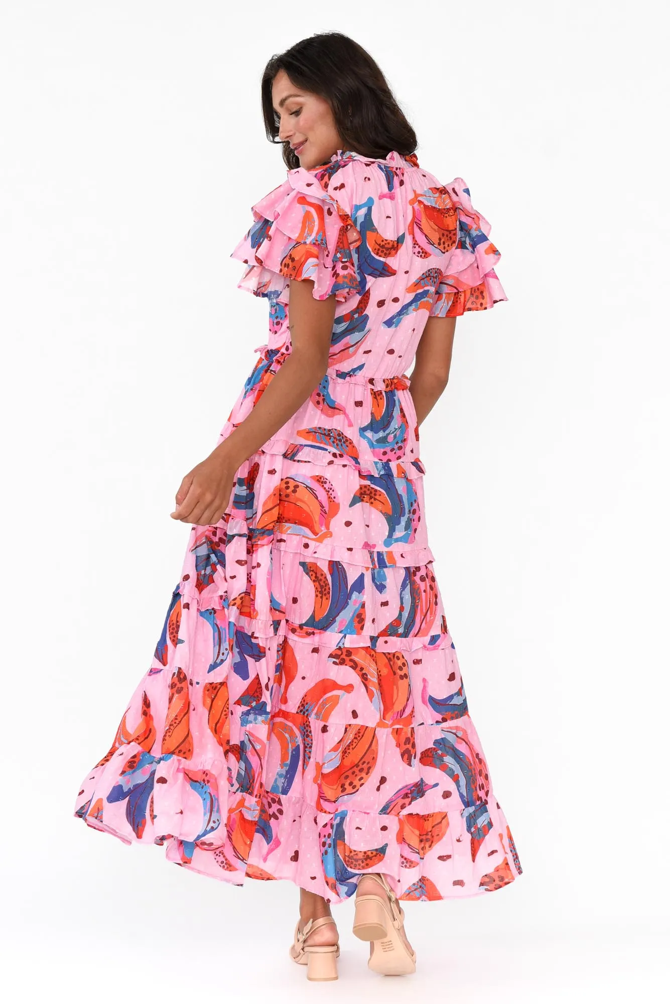 Sana Fruity Fusion Cotton Frill Dress sold by Blue Bungalow product image thumbnail 3