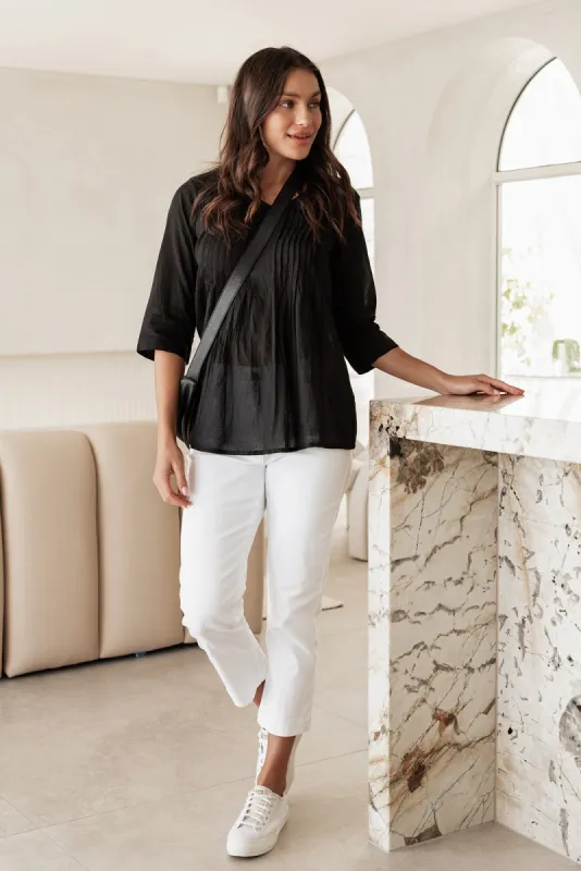 Rosanna White Denim Cropped Jeans sold by Blue Bungalow