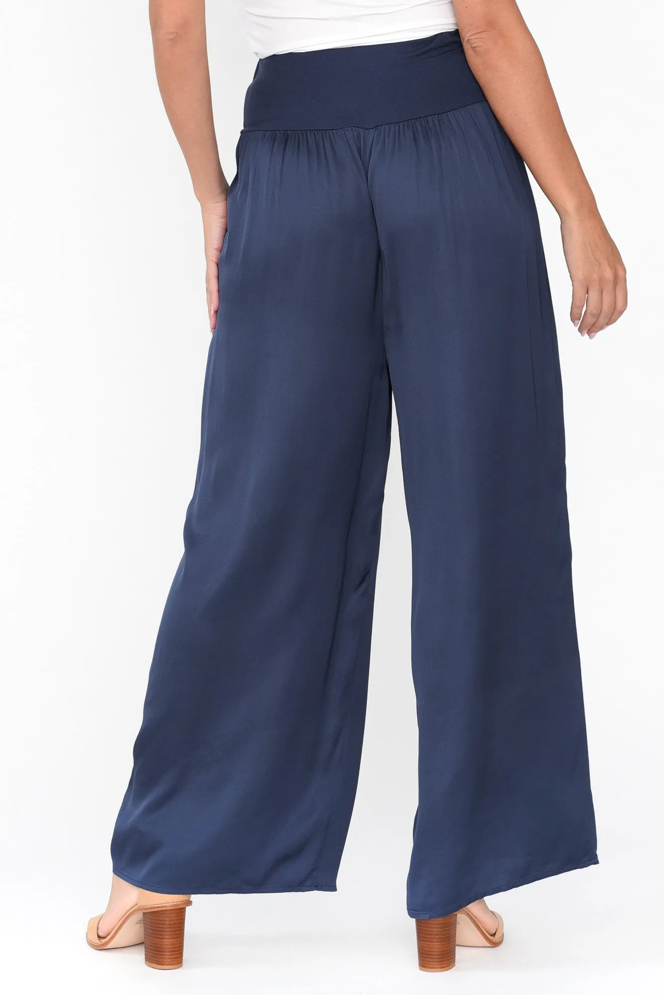 Keep Me Waiting Navy Pants sold by Blue Bungalow product image thumbnail 4