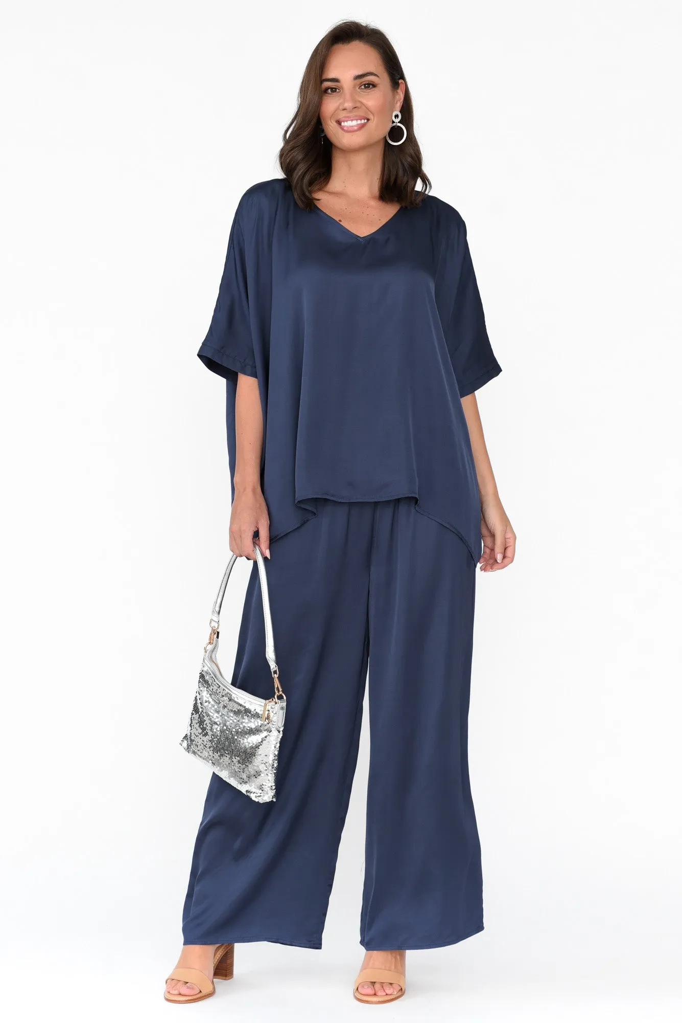 Keep Me Waiting Navy Pants sold by Blue Bungalow product image thumbnail 2