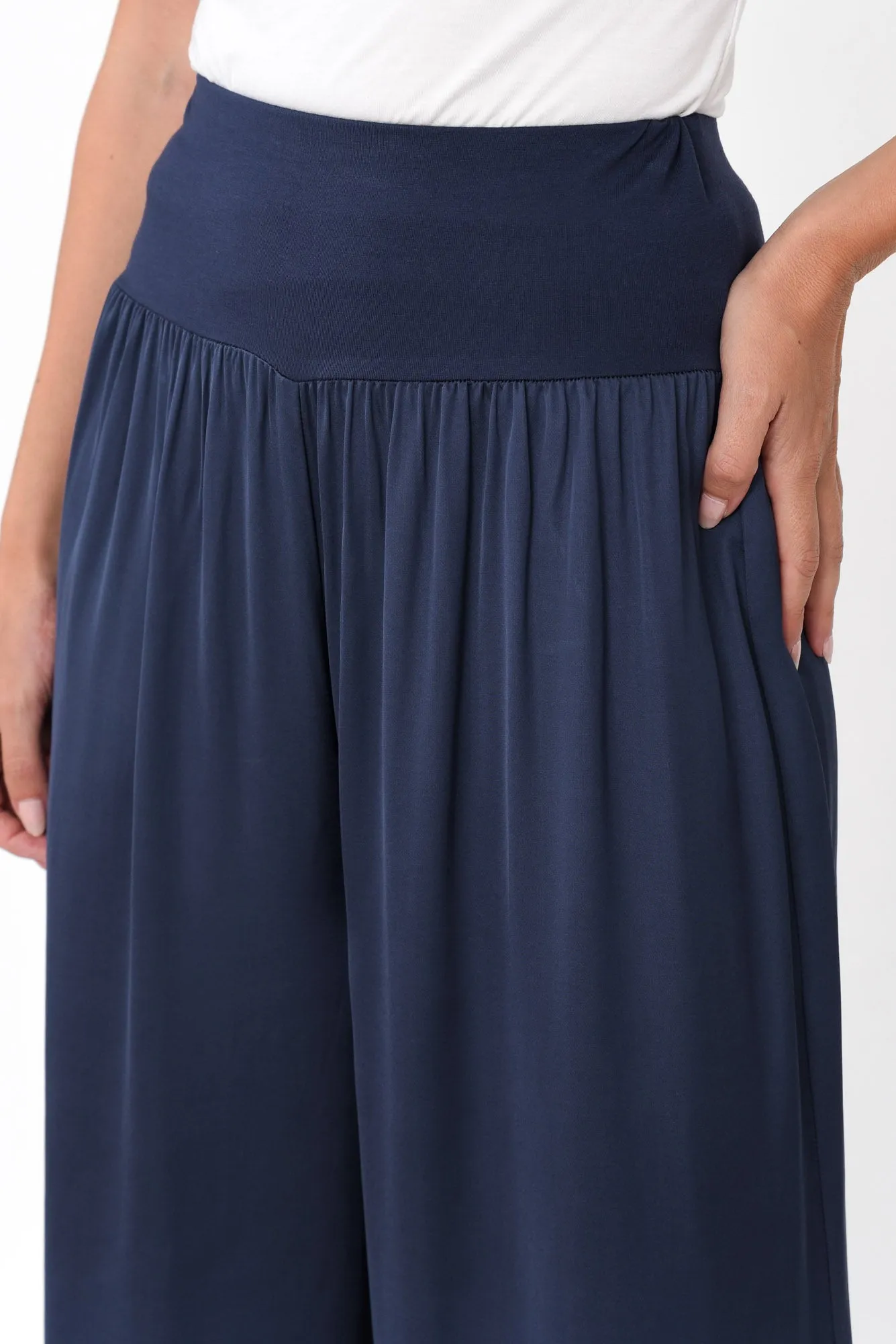 Keep Me Waiting Navy Pants sold by Blue Bungalow product image thumbnail 5