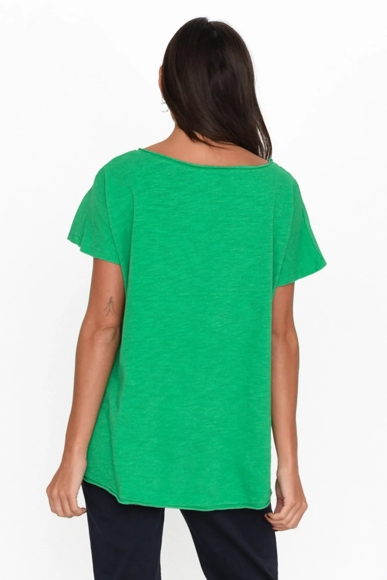 Kassidy Emerald Star Sequin Tee sold by Blue Bungalow product image thumbnail 5