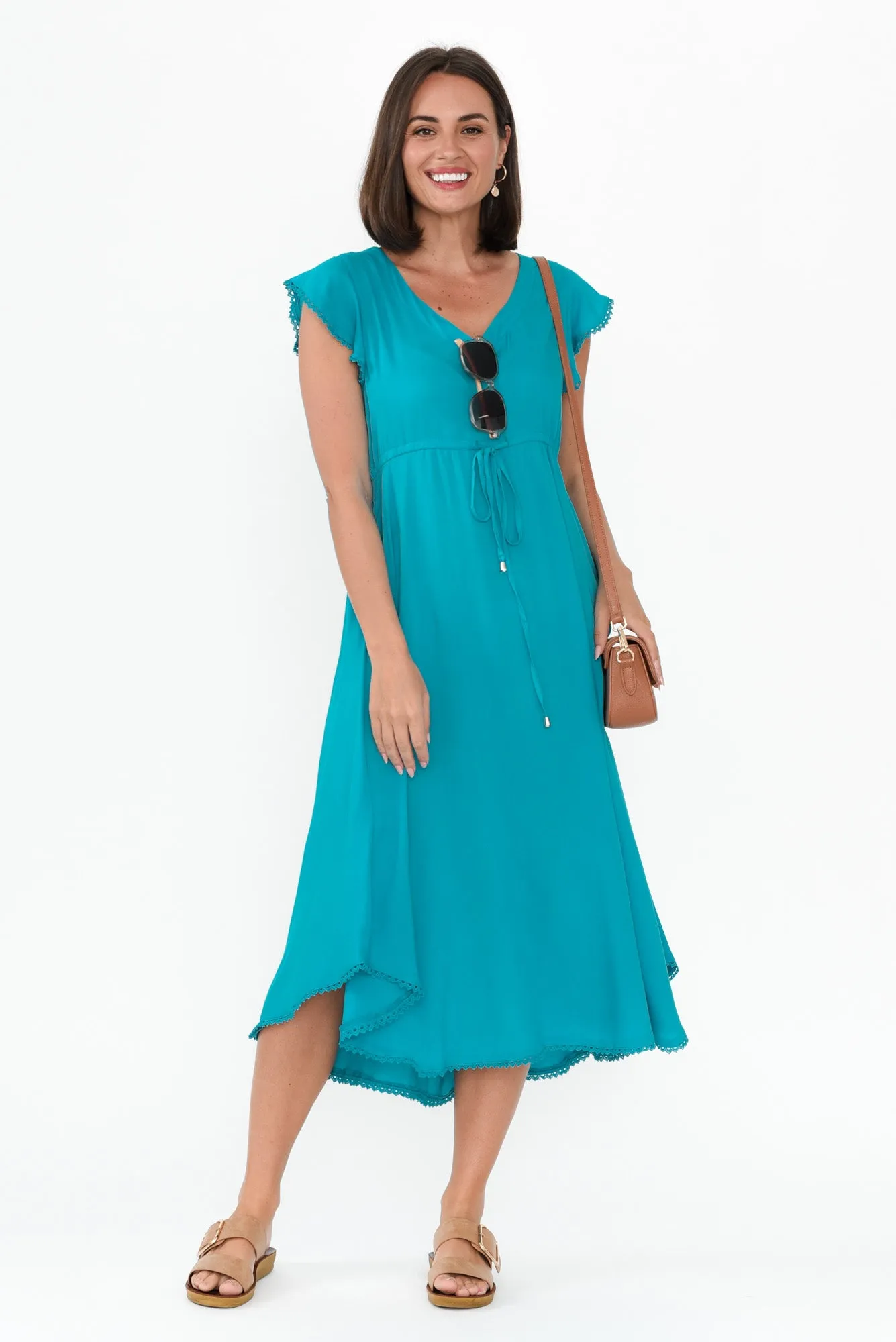 Libby Blue Midi Dress sold by Blue Bungalow product image thumbnail 2